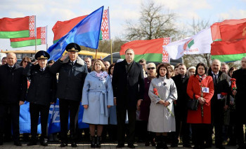 В деревне Княжеводцы Мостовского района прошёл митинг-реквием, пририуроченный к 80-летней годовщине Хатынской трагедии 